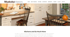 Desktop Screenshot of muskokakitchen.com